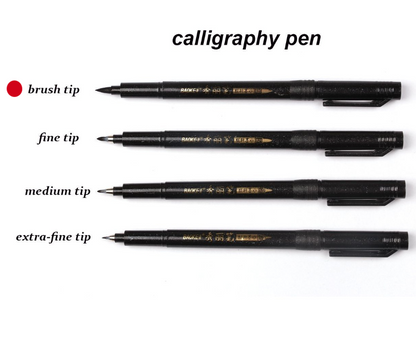 Calligraphy Pens Hand Drawing Ink Pens