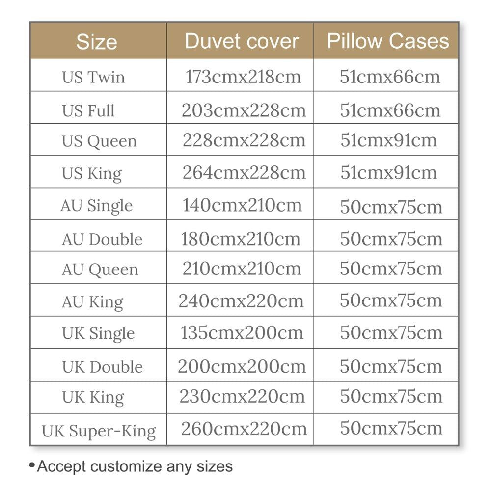 Duvet Bedding - Colorful Bed Set 3-Piece