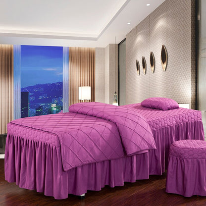 Single Bed Bedspread Duvet Cover Set 4 Piece Set