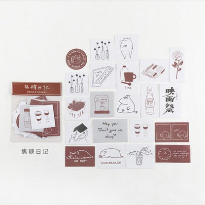 Decorative 60 Pack Stickers for Scrapbooking ~ Diary or Stationery & Crafts