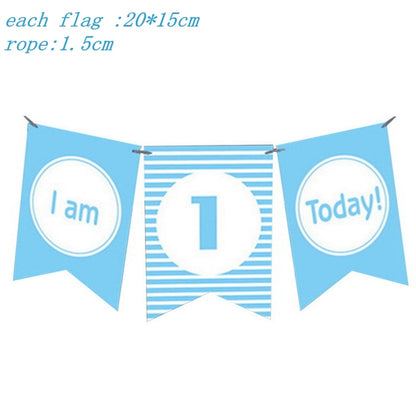 Children's 25 piece set 1st Birthday Party Pack Sets or individual