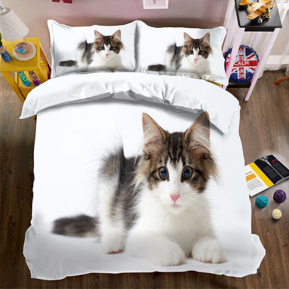 Kitten 3d Duvet Bedding sets
