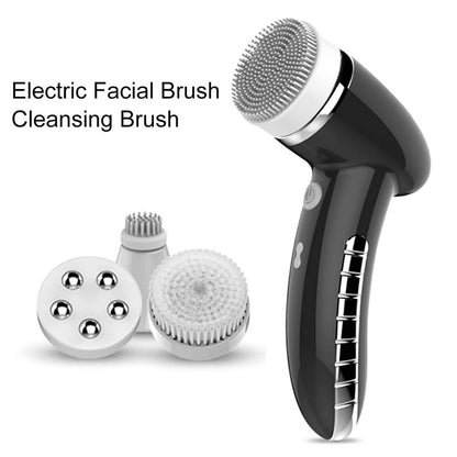 360 Degree Rotation Mini Face Cleanser Brush - Deep Pore Cleansing + Face Massage
