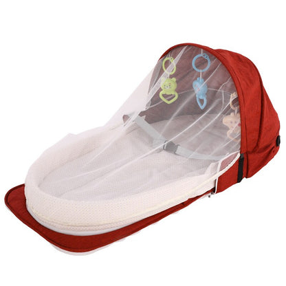 Hot Sale Portable Newborn Baby Crib in a Bag complete with a Bug Net