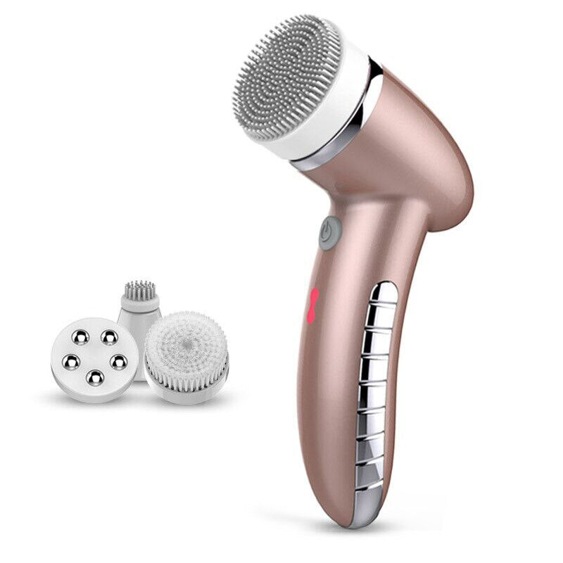 Facial Cleansing Brush with 360 Rotating Head