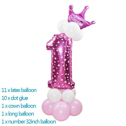 Children's 25 piece set 1st Birthday Party Pack Sets or individual