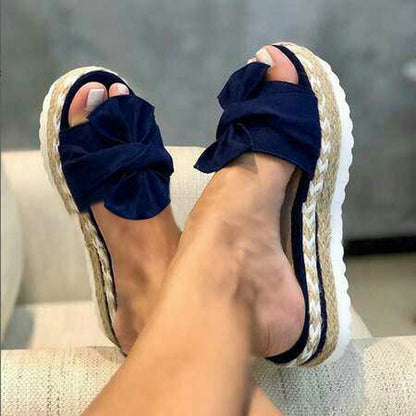 Women’s Bow Summer Sandals - Flip-flops Beach Shoes
