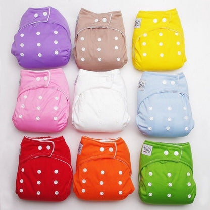 Kids Infant Reusable Washable Baby Cloth Diapers - Nappy Cover Adjustable