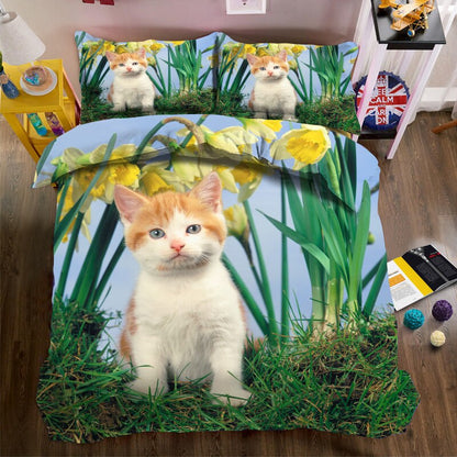 Kitten 3d Duvet Bedding sets