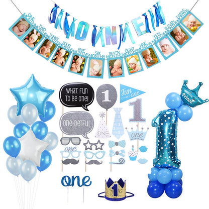 Children's 25 piece set 1st Birthday Party Pack Sets or individual