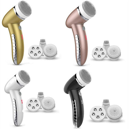 360 Degree Rotation Mini Face Cleanser Brush - Deep Pore Cleansing + Face Massage