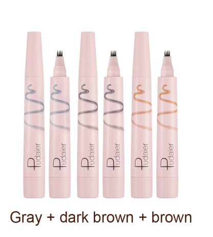 3D Microblading Eyebrow Pen Waterproof Fork Tip