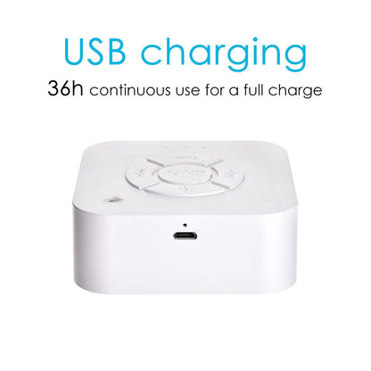 White Noise Machine USB Rechargeable with Timer