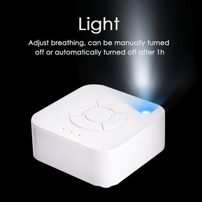 White Noise Machine USB Rechargeable with Timer