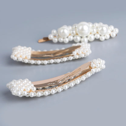 5Pcs/Set Fashion Pearl Hair Clip