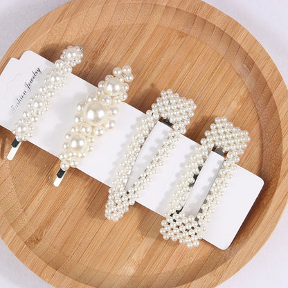 5Pcs/Set Fashion Pearl Hair Clip