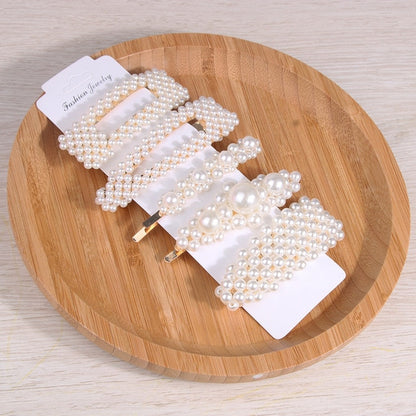 5Pcs/Set Fashion Pearl Hair Clip