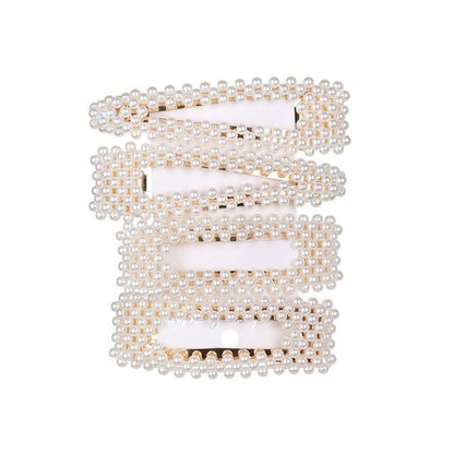 5Pcs/Set Fashion Pearl Hair Clip