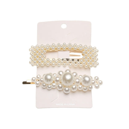 5Pcs/Set Fashion Pearl Hair Clip