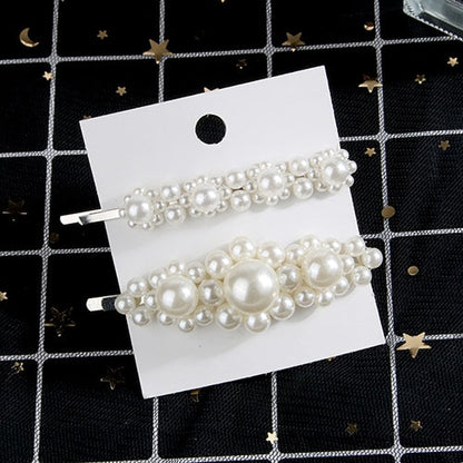 5Pcs/Set Fashion Pearl Hair Clip