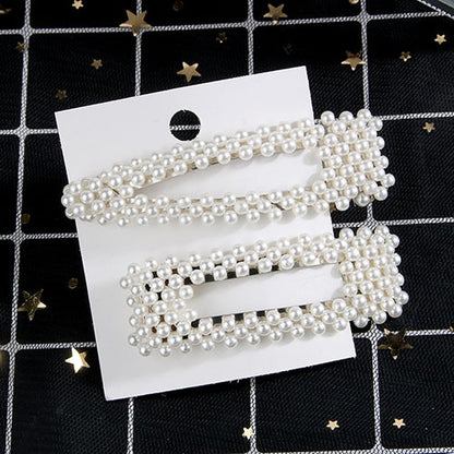 5Pcs/Set Fashion Pearl Hair Clip
