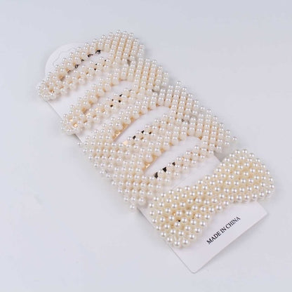 5Pcs/Set Fashion Pearl Hair Clip