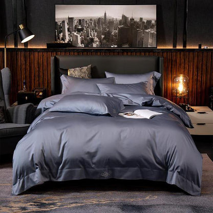 Pure Cotton Duvet set - Ultra Soft Premium (Duvet Cover Bed Sheet Pillow Shams) - 4 - 6 Piece sets