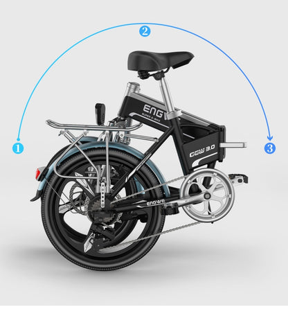 Electric bike - 20 inch Aluminum Foldable Bicycle with 400W Powerful