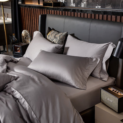 Pure Cotton Duvet set - Ultra Soft Premium (Duvet Cover Bed Sheet Pillow Shams) - 4 - 6 Piece sets