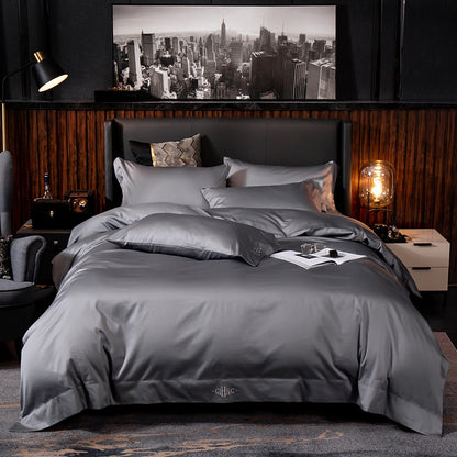 Pure Cotton Duvet set - Ultra Soft Premium (Duvet Cover Bed Sheet Pillow Shams) - 4 - 6 Piece sets