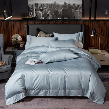 Pure Cotton Duvet set - Ultra Soft Premium (Duvet Cover Bed Sheet Pillow Shams) - 4 - 6 Piece sets
