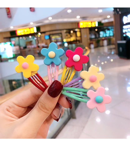 Girls Cute Cartoon Fruit Hairpins:  10 - 15 Piece Sets