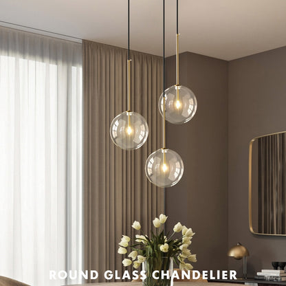 Modern LED Crystal Ring Chandelier