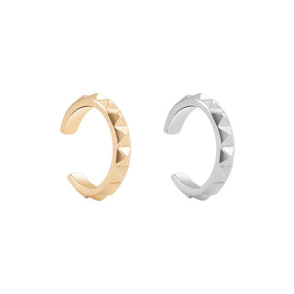 C Shaped CZ Rhinestone Small Ear Cuffs Clip