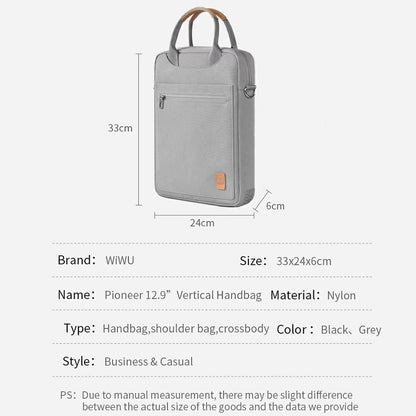 Laptop Bag for 12.9 inch Tablet - Black or Grey