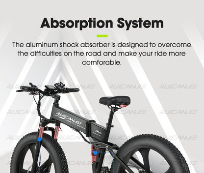 Electric Mountain Bike 48V12.8ah 1000W Max 50km/h