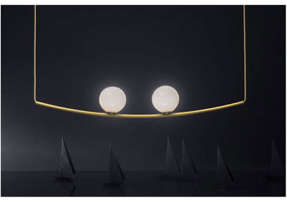 Modern LED Crystal Ring Chandelier