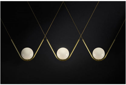 Modern LED Crystal Ring Chandelier