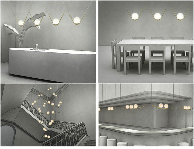 Modern LED Crystal Ring Chandelier