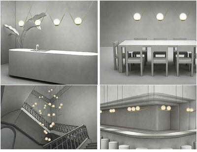 Modern LED Crystal Ring Chandelier