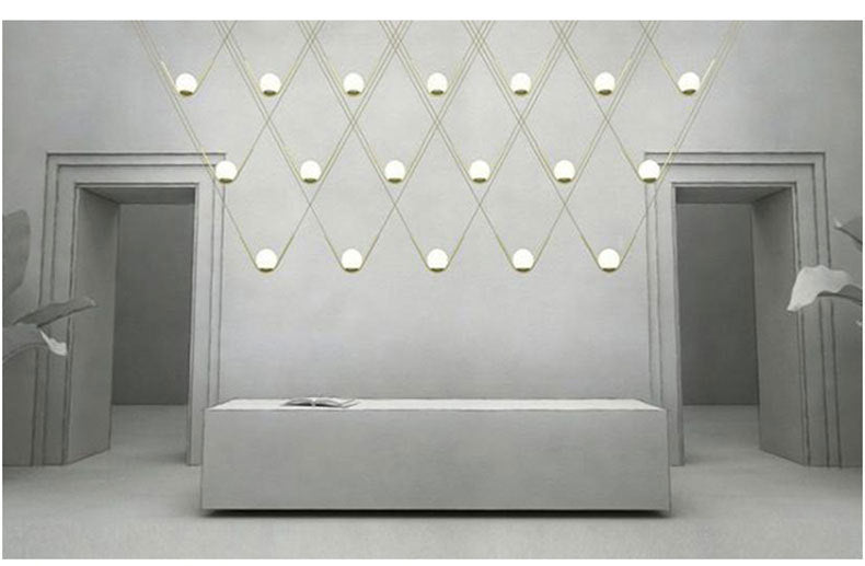 Modern LED Crystal Ring Chandelier