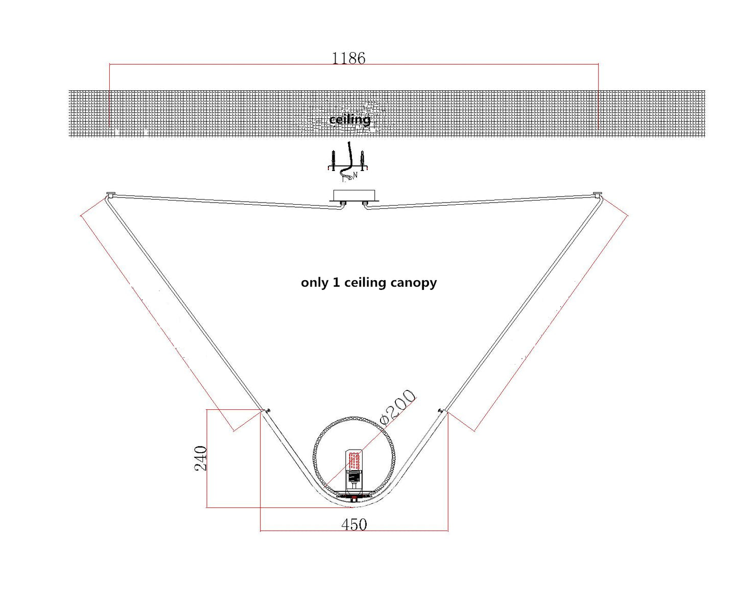 Modern LED Crystal Ring Chandelier