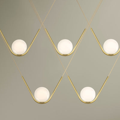 Modern LED Crystal Ring Chandelier