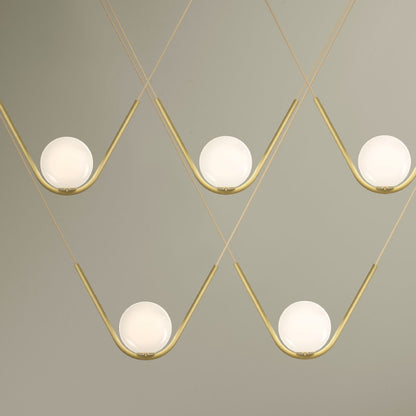 Modern LED Crystal Ring Chandelier