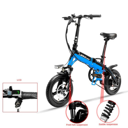 Folding 14inch electric ebike 36V